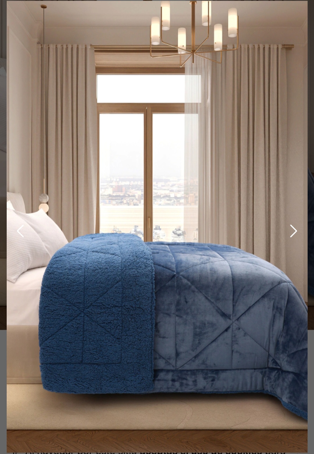 FRAZADA FLANEL CORDERITO AL TONO QUEEN 230 X 240