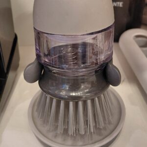 cepillo dispenser premiun c/base gris