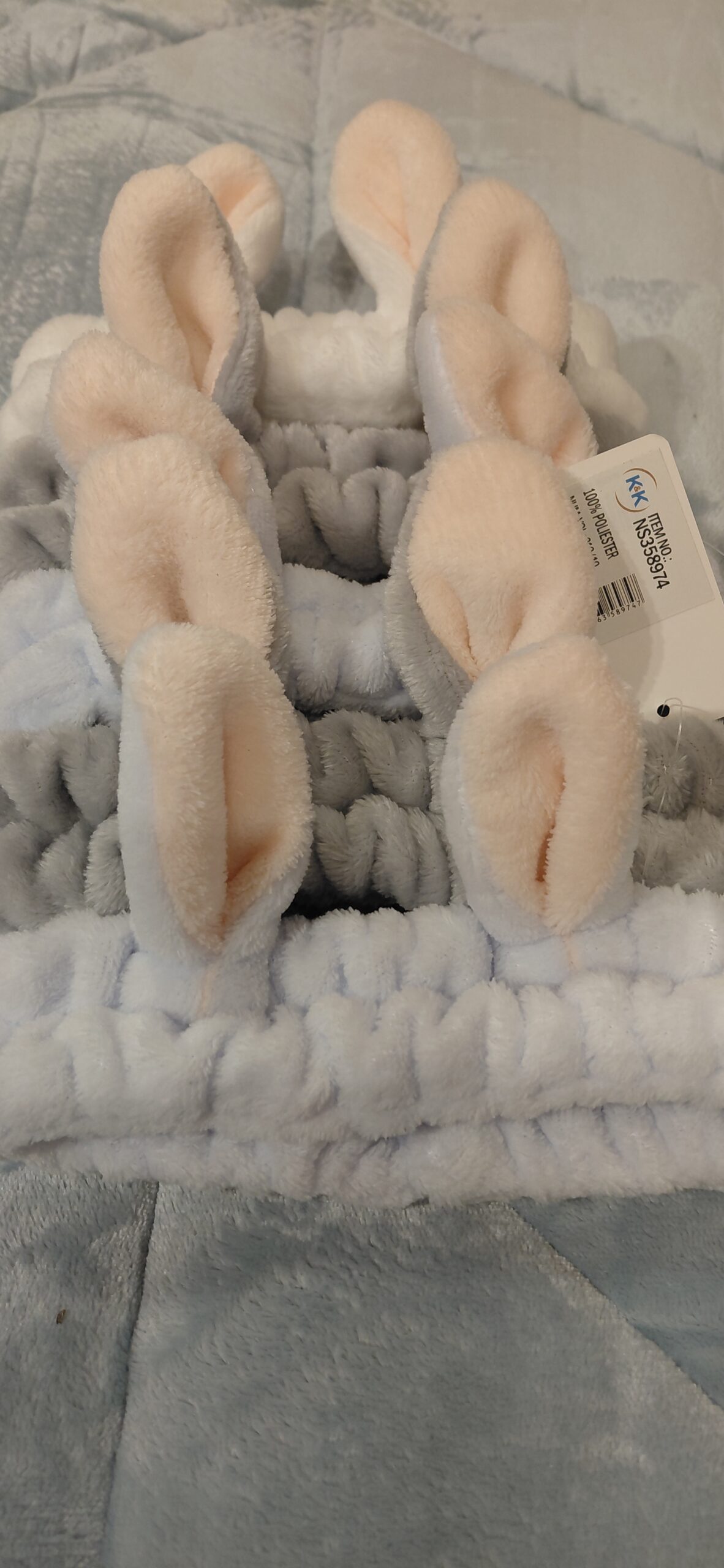 VINCHA PARA PELO PLUSH INFANTIL C/OREJAS
