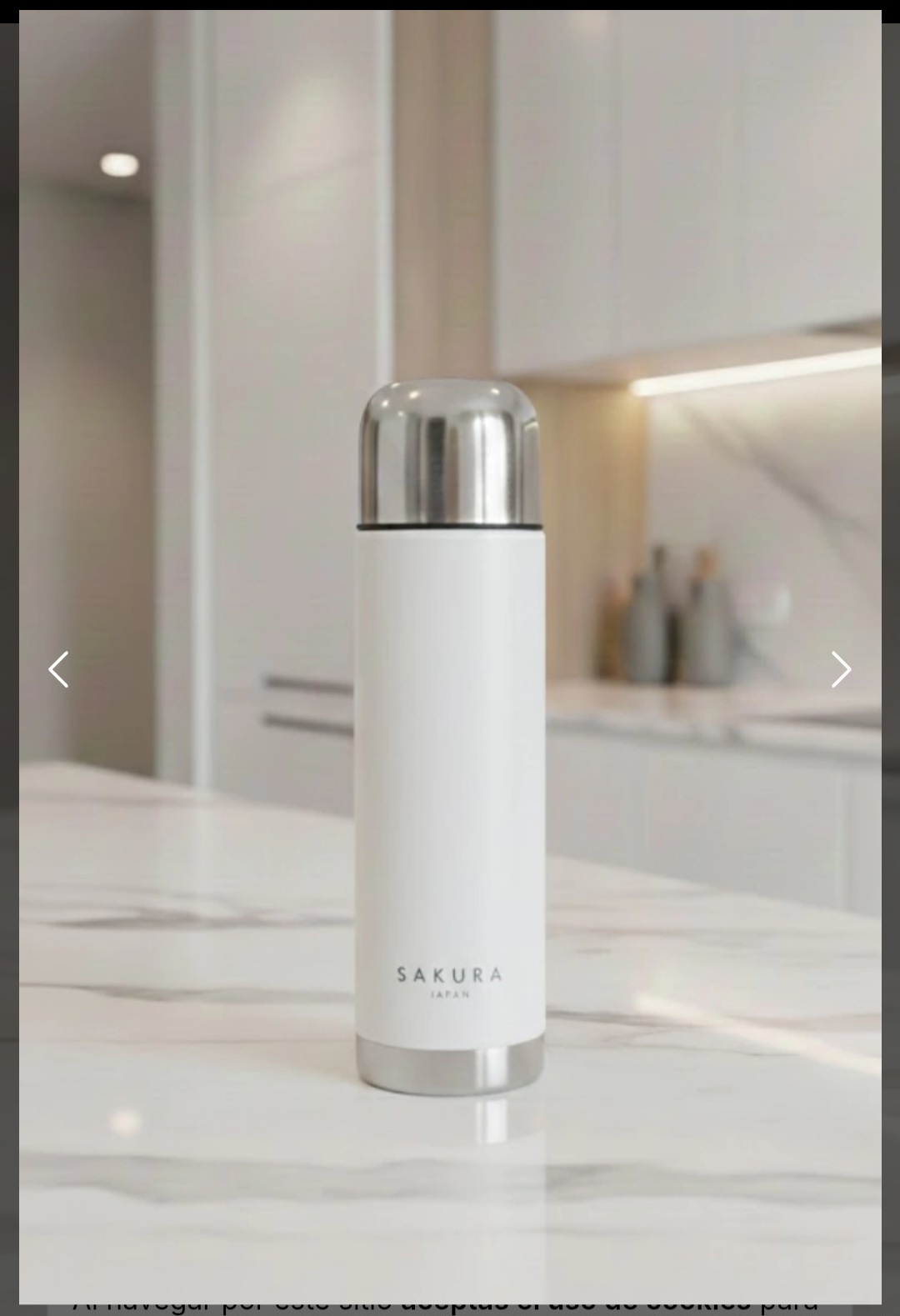 TERMO SAKURA BULLET EDITTION BLANCO 500 ML