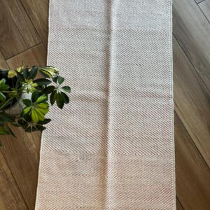ALFOMBRA RED WHITE 70 X 130