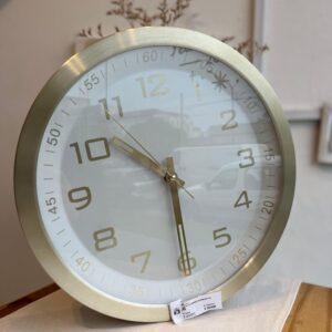 reloj de pared aluminio 30 cm