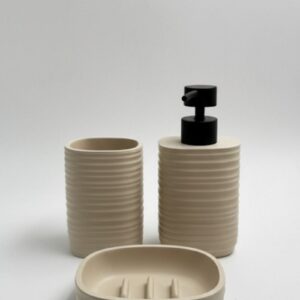 SET DE BAÑO X3 PIEZAS CERAMICA