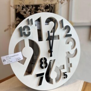 RELOJ PARED NUMEROS Y RELIEVES