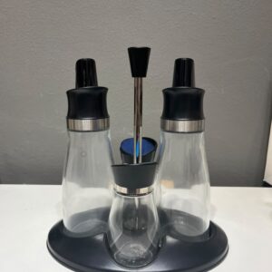 set sakura glass aceitero vinagrero