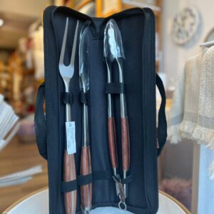 set de parrilla grill sakura 3 piezzas +funda