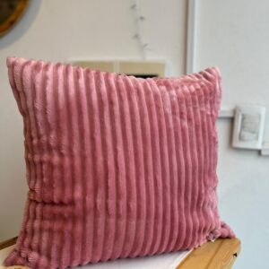 funda de almohadon rayada pelo suave