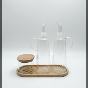 SET X 3 VINAGRERO/ACEITERO/BOWL