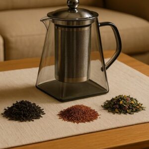 TETERA DE VIDRIO DARK CON INFUSOR 950 ML