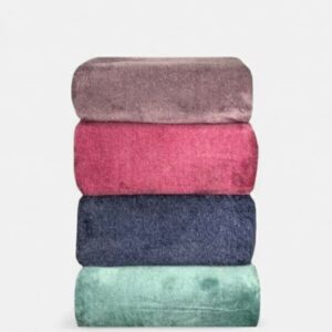 Frazada flanel Hotel melange lisa TWIN