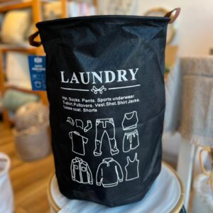 CESTO DE ROPA LAUNDRY NEGRO
