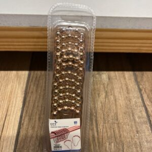 GANCHO PARA CORTINA DE BAÑO ACERO X12